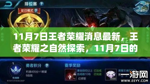王者荣耀最新消息，自然探索之旅开启，宁静之旅启程于11月7日
