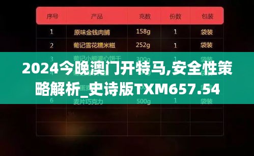 2024今晚澳门开特马,安全性策略解析_史诗版TXM657.54