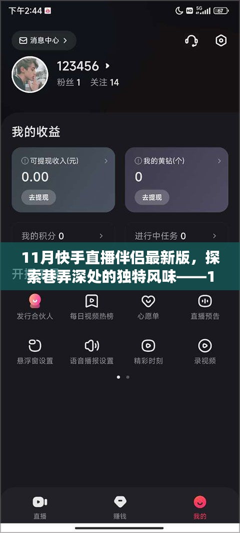 11月快手直播伴侣带你探索巷弄深处的独特风味，揭秘小巷隐藏特色小店