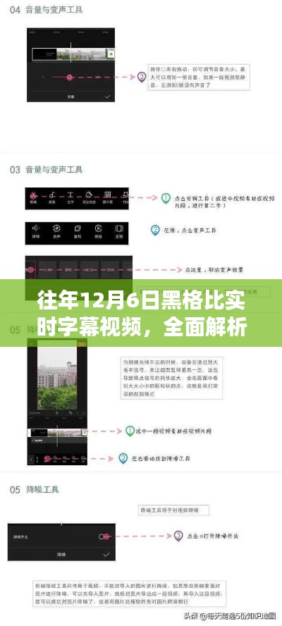 往年12月6日黑格比实时字幕视频，全面解析与产品评测介绍