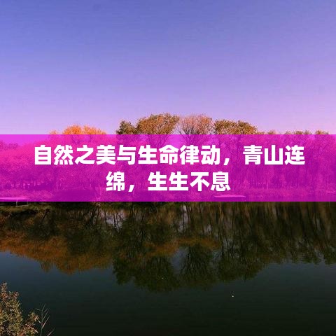 自然之美与生命律动，青山连绵，生生不息